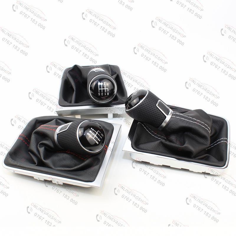 Nuca piele perforata Passat B6,CC,3C,B7 in 5 sau 6 viteze cu manson schimbator